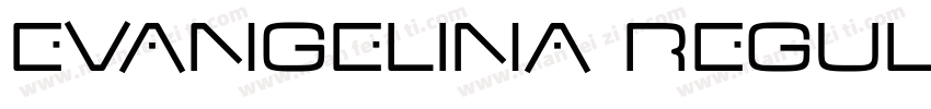 Evangelina Regular V字体转换